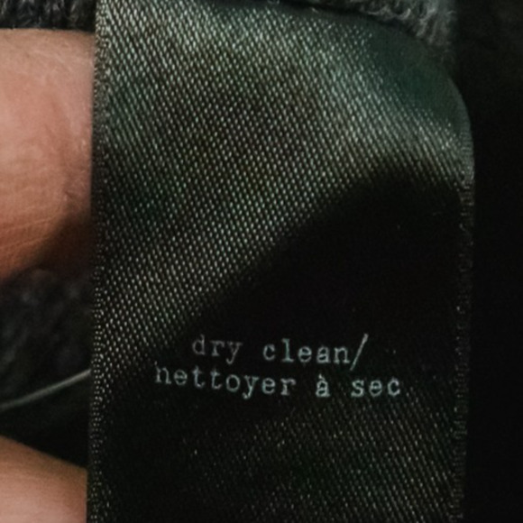 Rag & Bone Men's Size Medium M Gray Blue Raglan Crew Neck Merino Wool Sweater - Picture 5 of 6